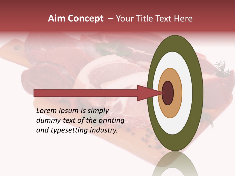 Out Green Eye PowerPoint Template