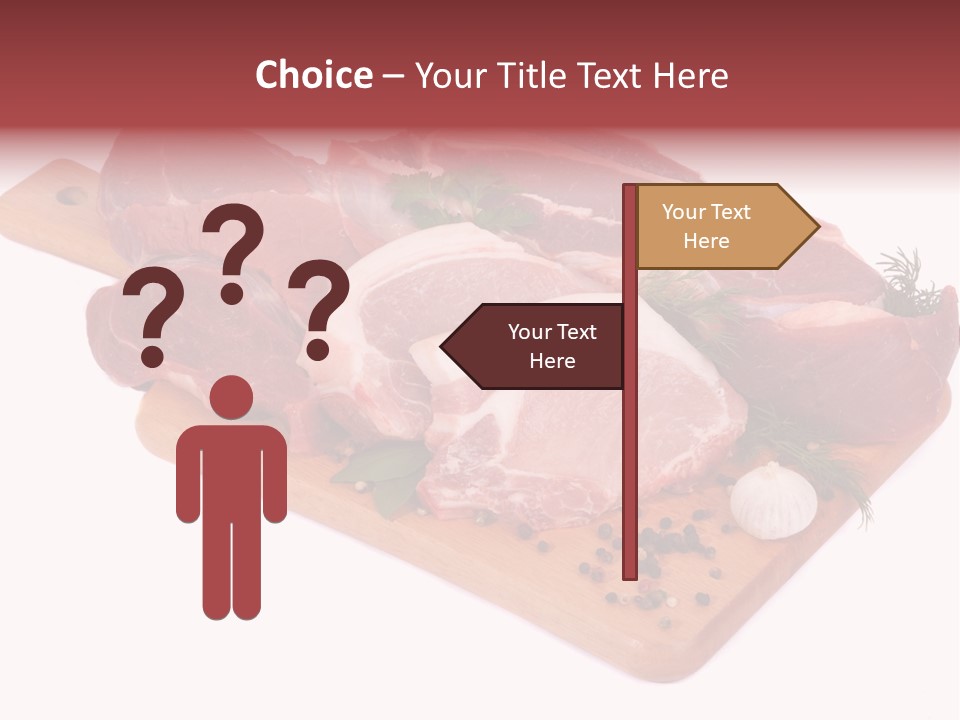 Out Green Eye PowerPoint Template