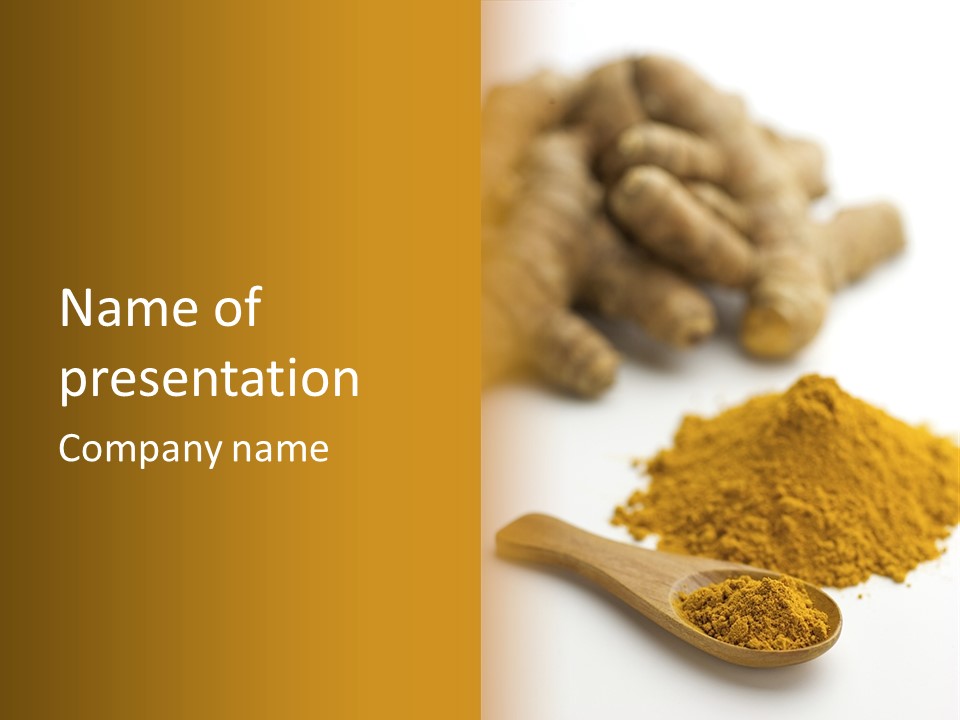 Turmeric PowerPoint Template