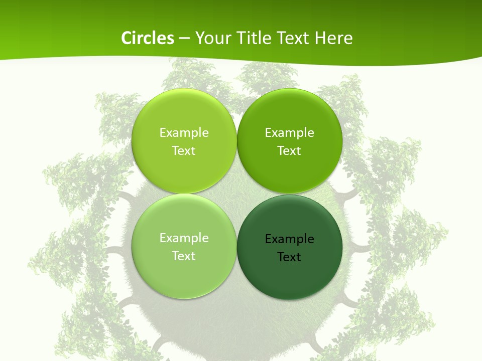 Concept Illustration Foliage PowerPoint Template