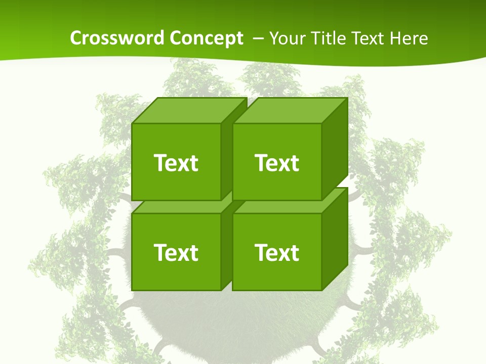 Concept Illustration Foliage PowerPoint Template