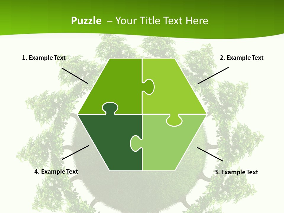 Concept Illustration Foliage PowerPoint Template