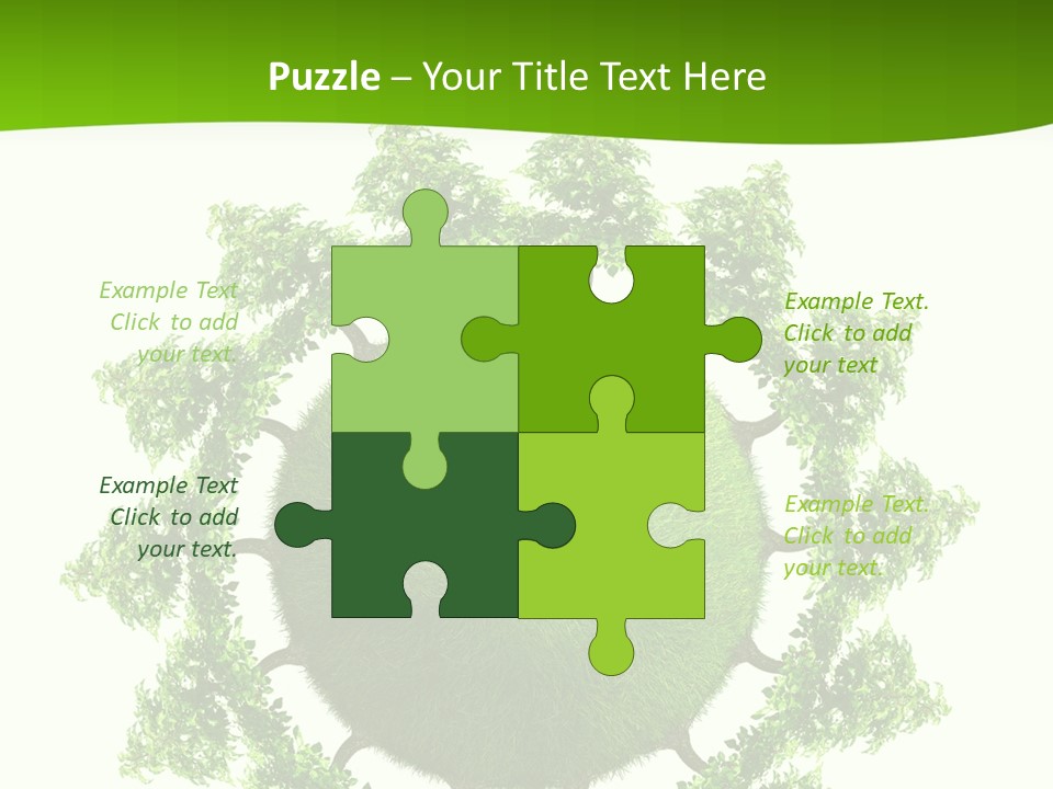 Concept Illustration Foliage PowerPoint Template