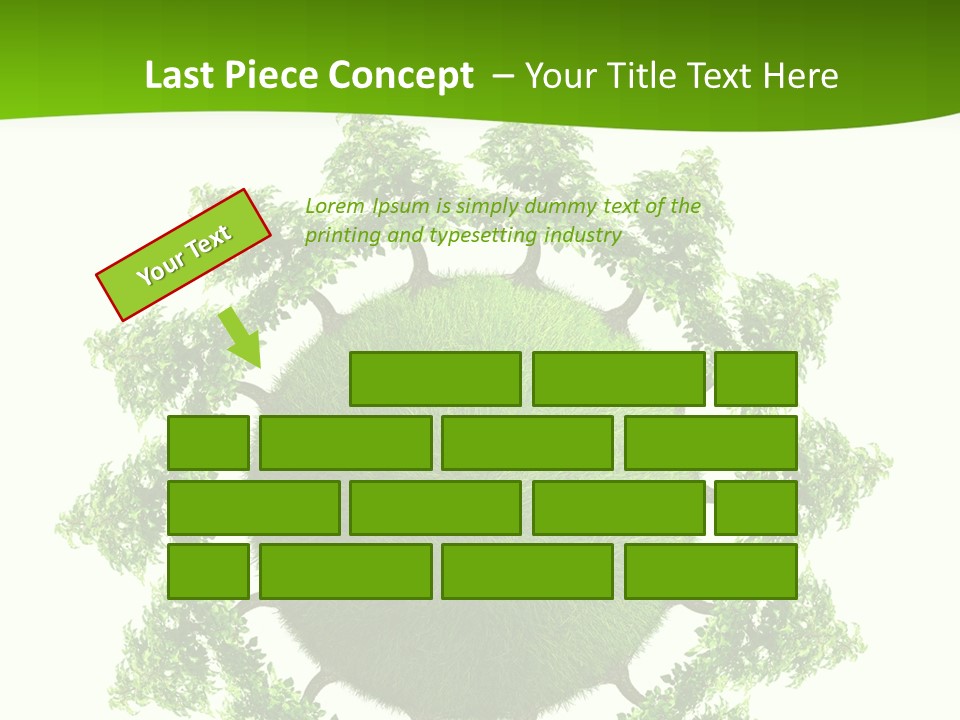 Concept Illustration Foliage PowerPoint Template