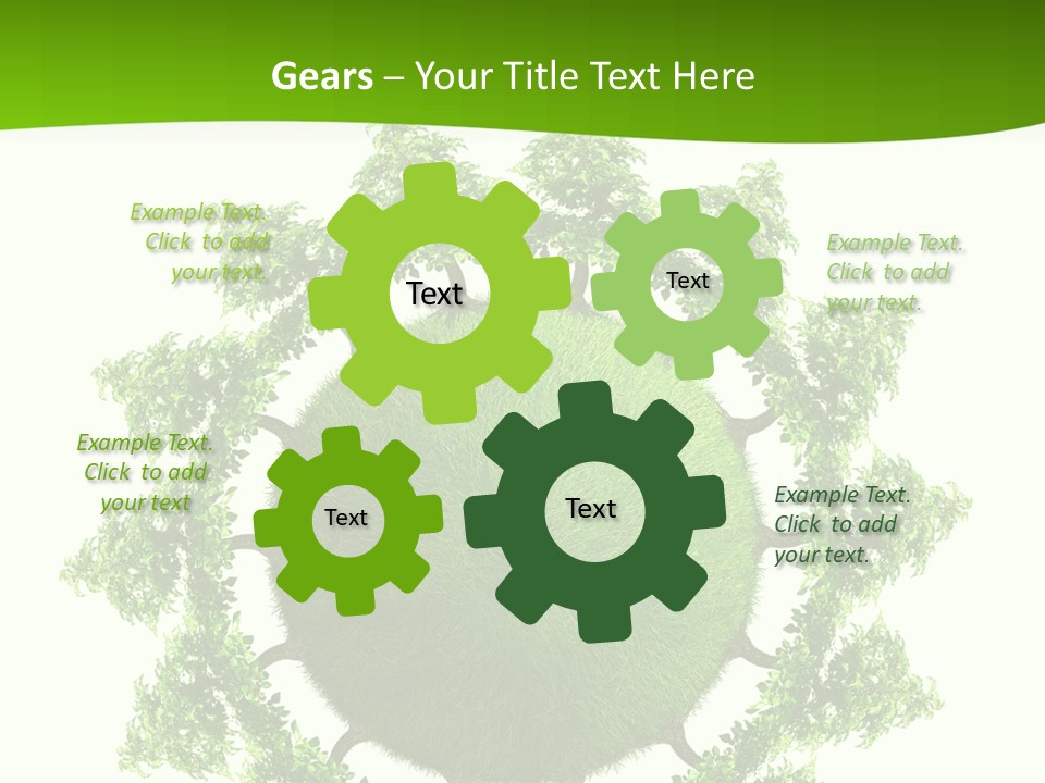 Concept Illustration Foliage PowerPoint Template