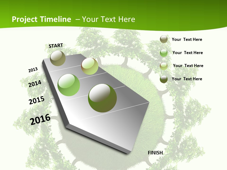 Concept Illustration Foliage PowerPoint Template