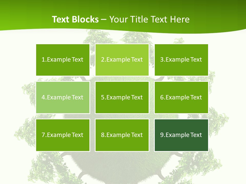 Concept Illustration Foliage PowerPoint Template