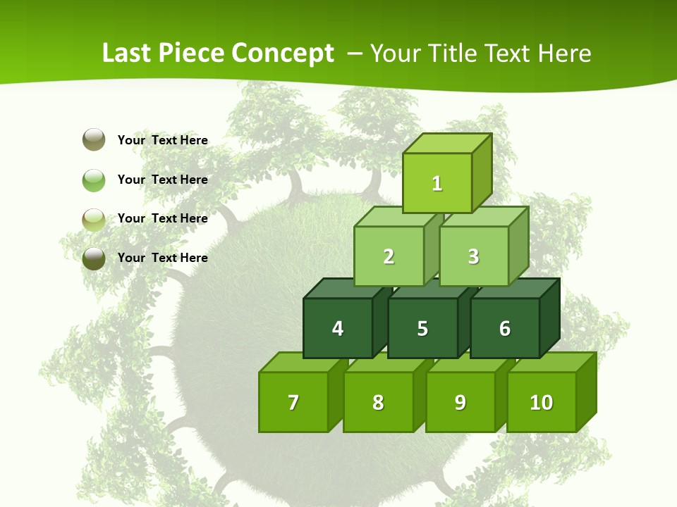 Concept Illustration Foliage PowerPoint Template