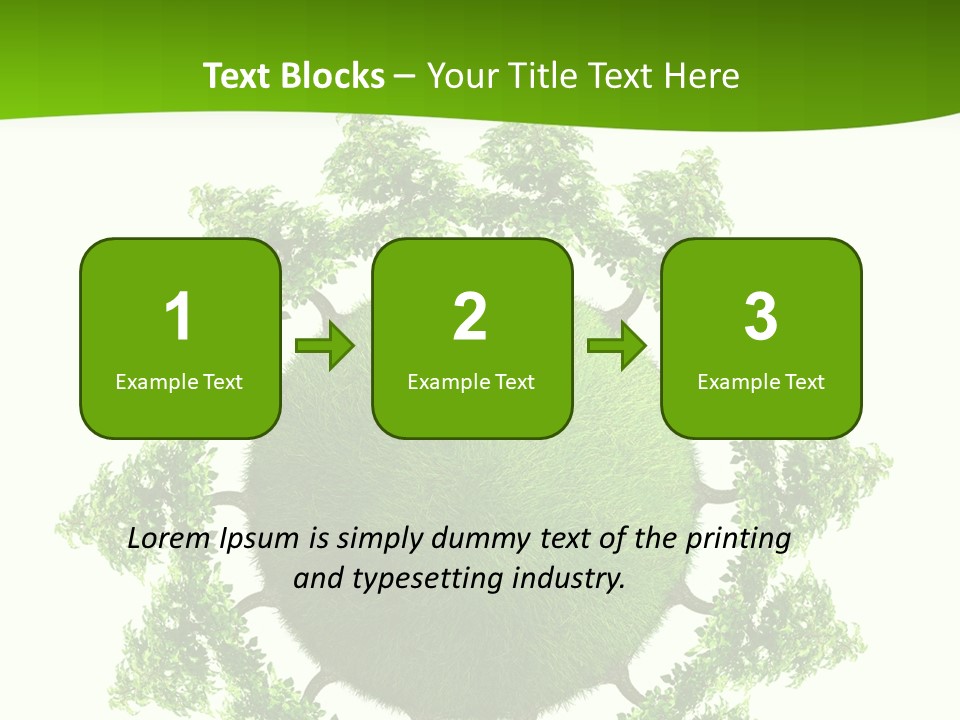Concept Illustration Foliage PowerPoint Template