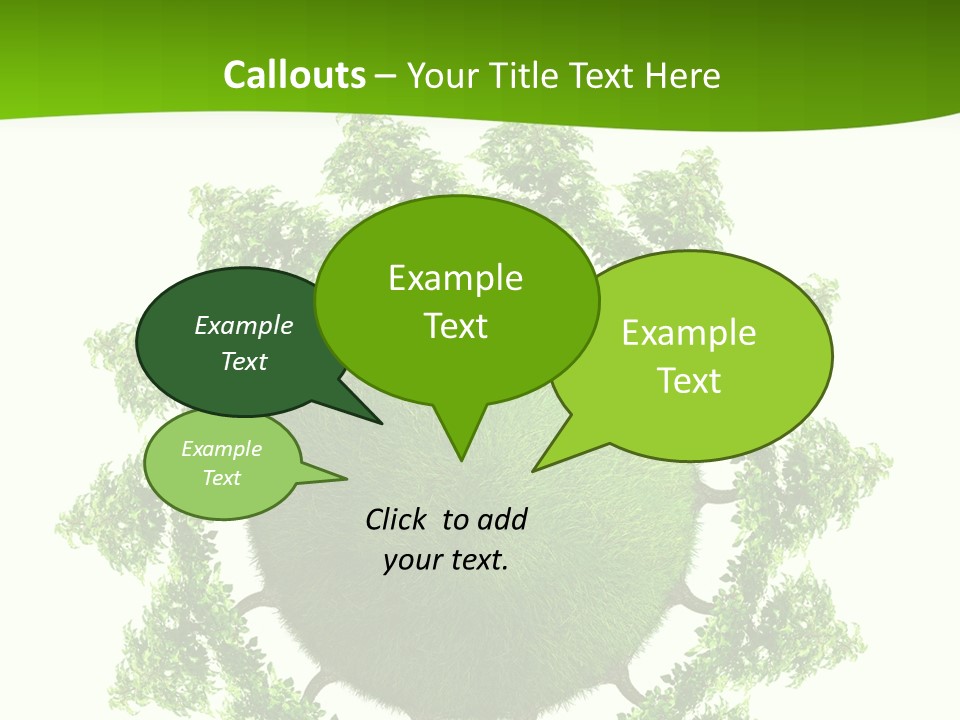 Concept Illustration Foliage PowerPoint Template