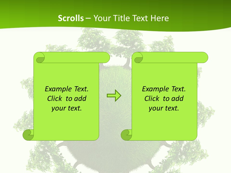 Concept Illustration Foliage PowerPoint Template