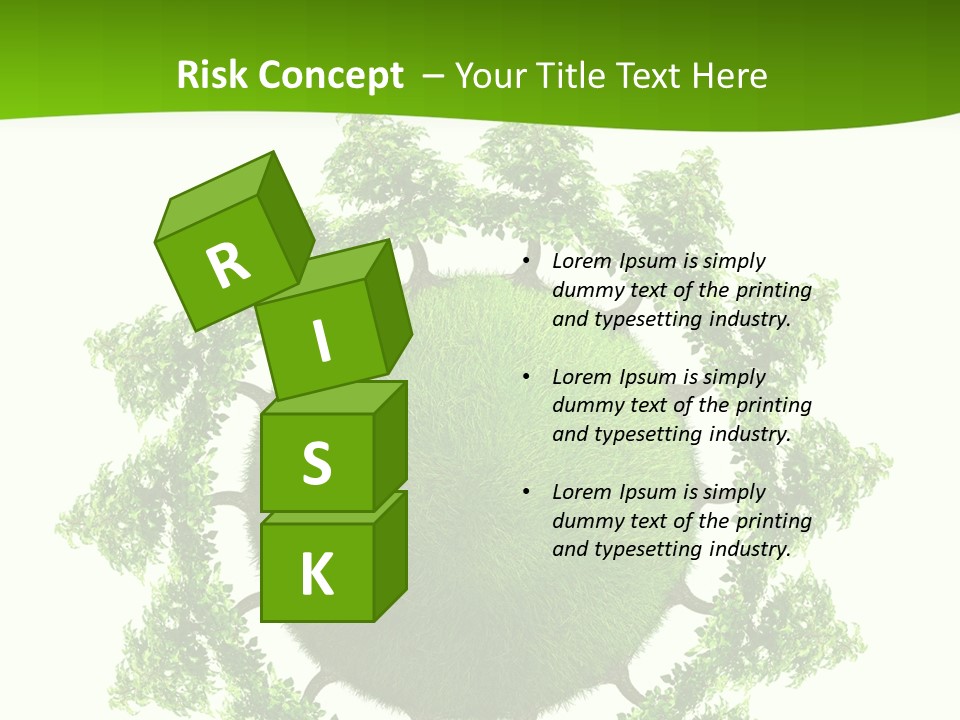 Concept Illustration Foliage PowerPoint Template