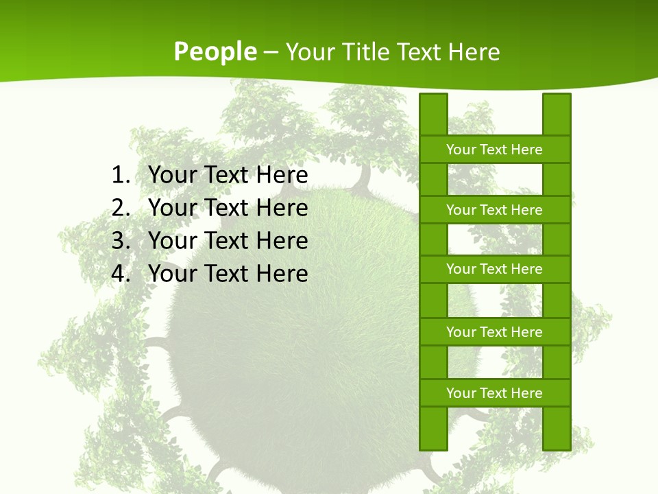 Concept Illustration Foliage PowerPoint Template