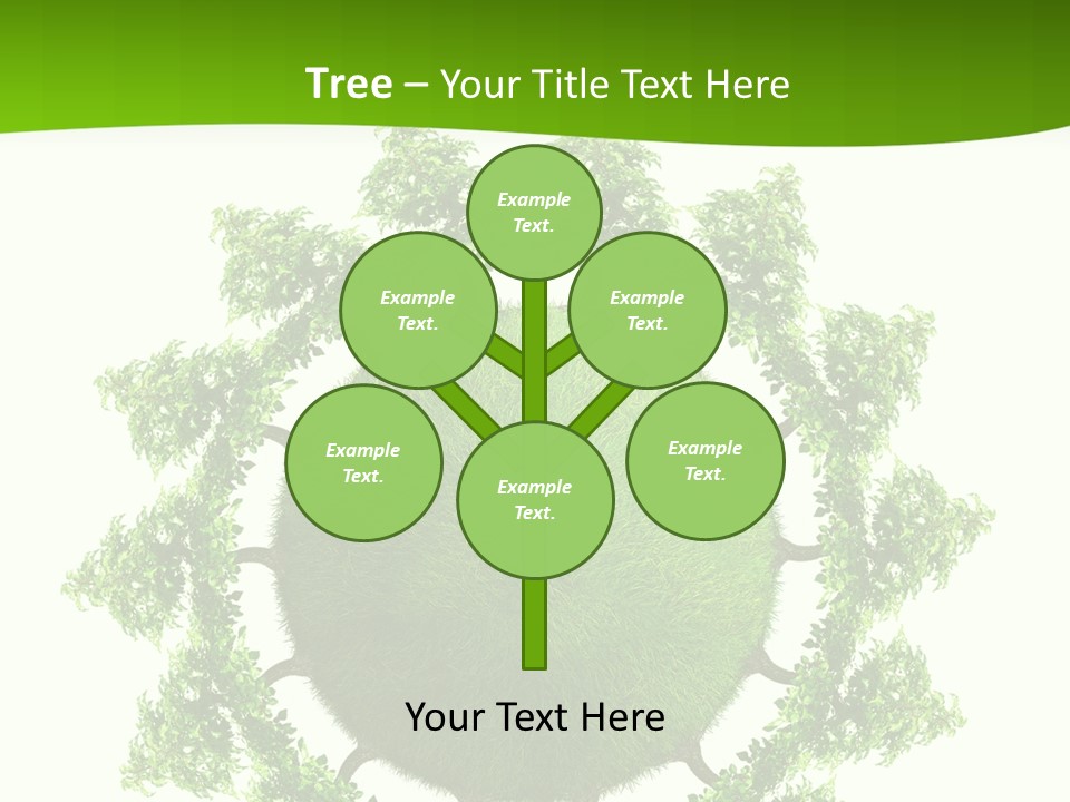 Concept Illustration Foliage PowerPoint Template