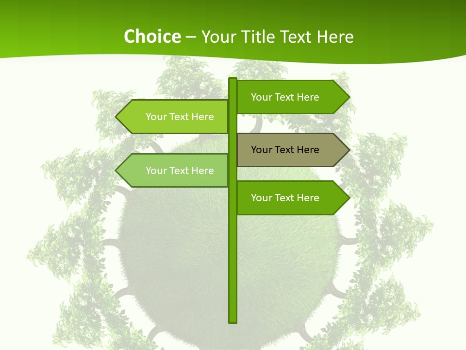 Concept Illustration Foliage PowerPoint Template