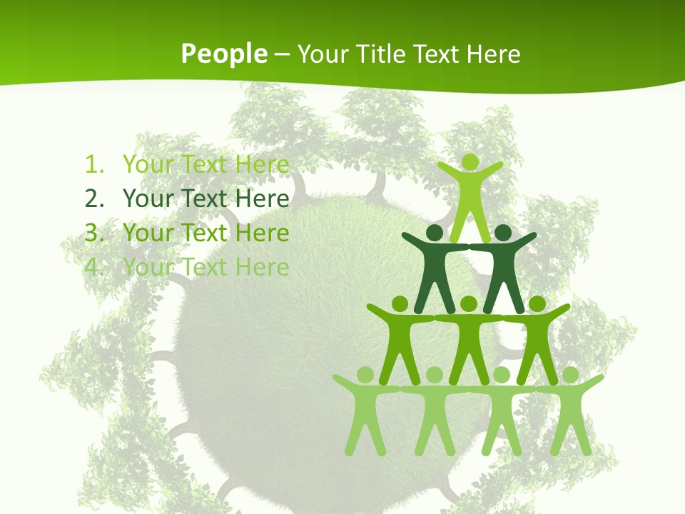 Concept Illustration Foliage PowerPoint Template