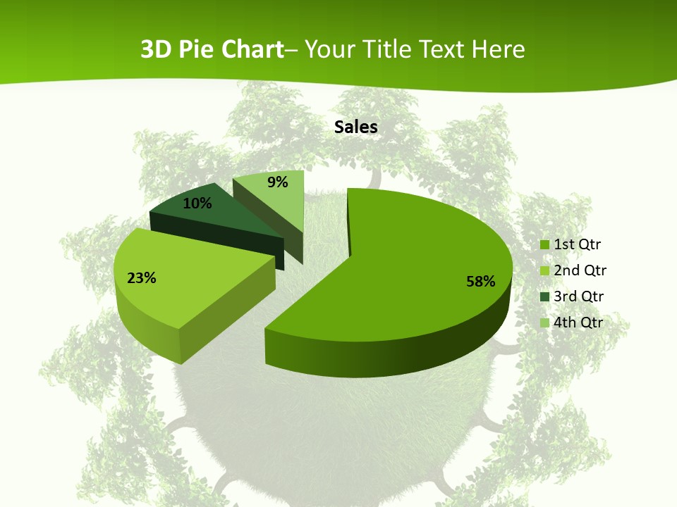Concept Illustration Foliage PowerPoint Template