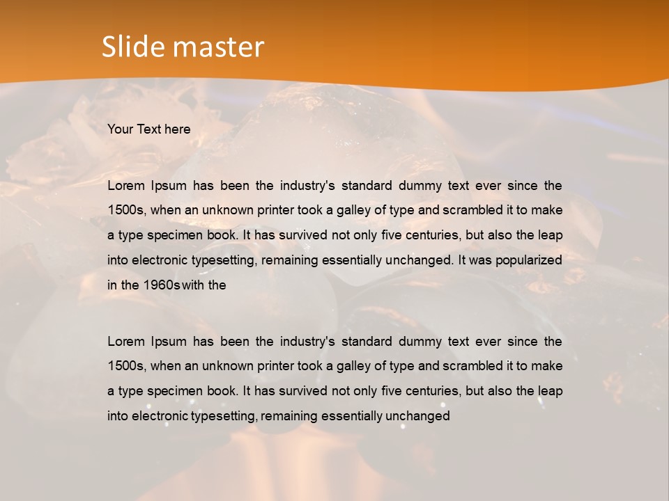Ice Fire Cold PowerPoint Template