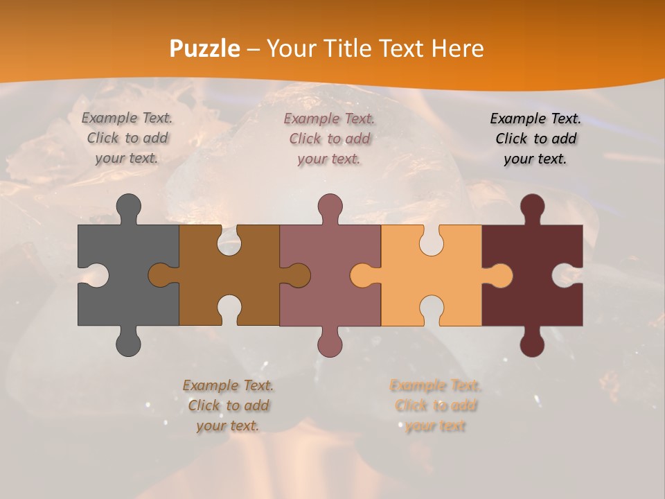 Ice Fire Cold PowerPoint Template