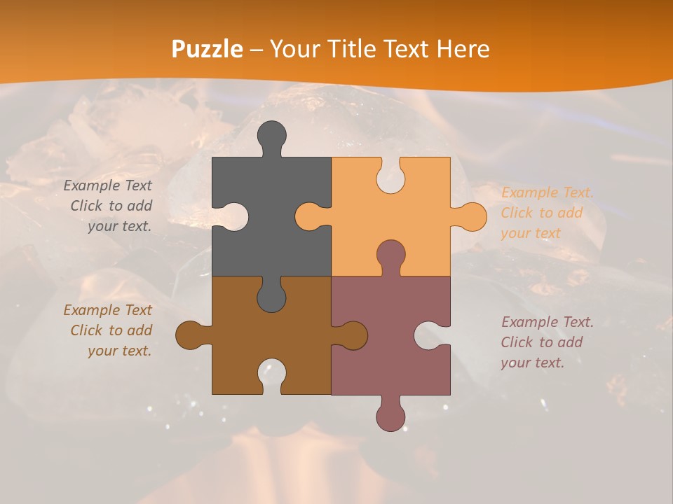 Ice Fire Cold PowerPoint Template