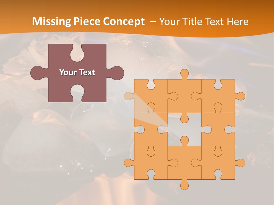 Ice Fire Cold PowerPoint Template