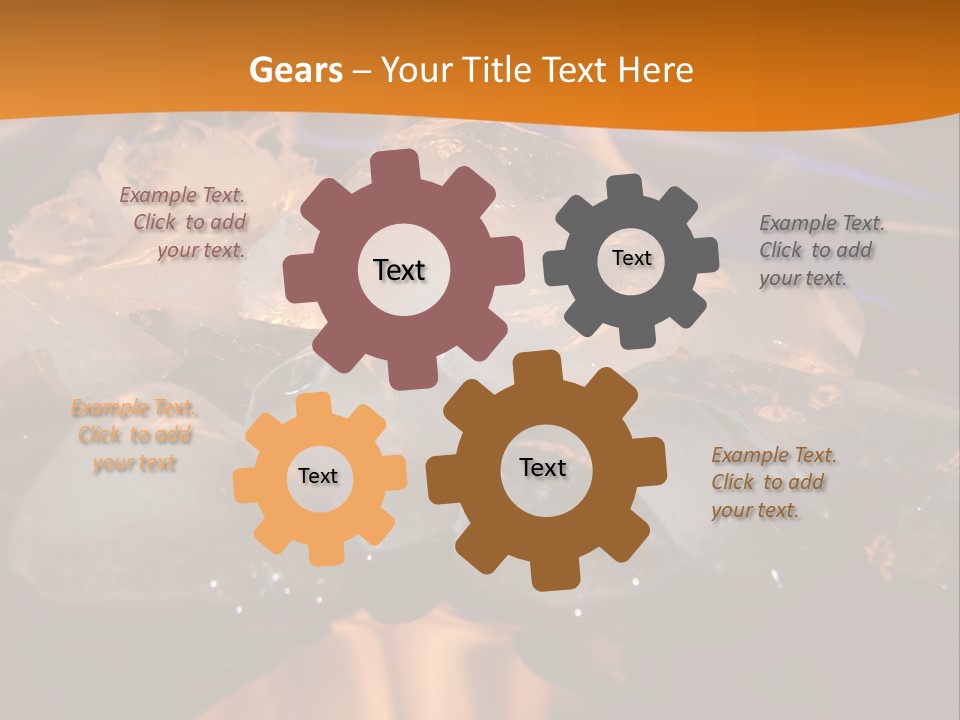 Ice Fire Cold PowerPoint Template