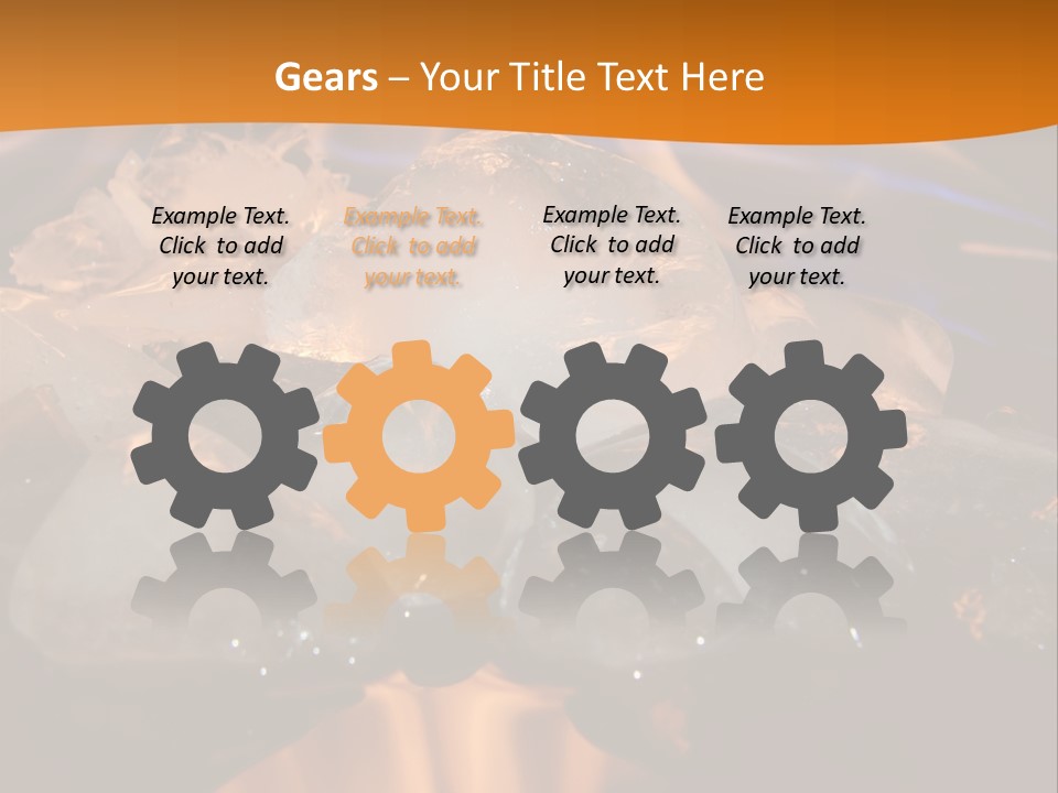 Ice Fire Cold PowerPoint Template