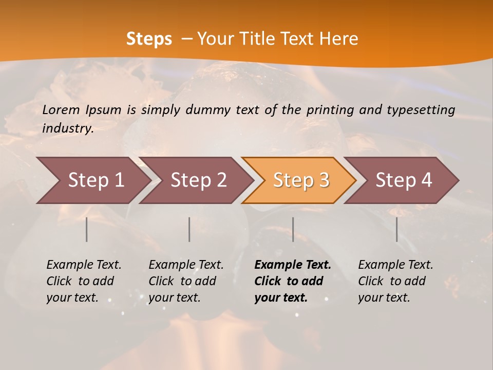 Ice Fire Cold PowerPoint Template
