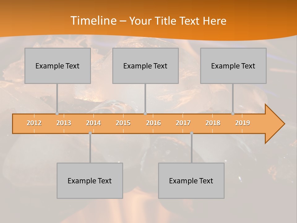 Ice Fire Cold PowerPoint Template