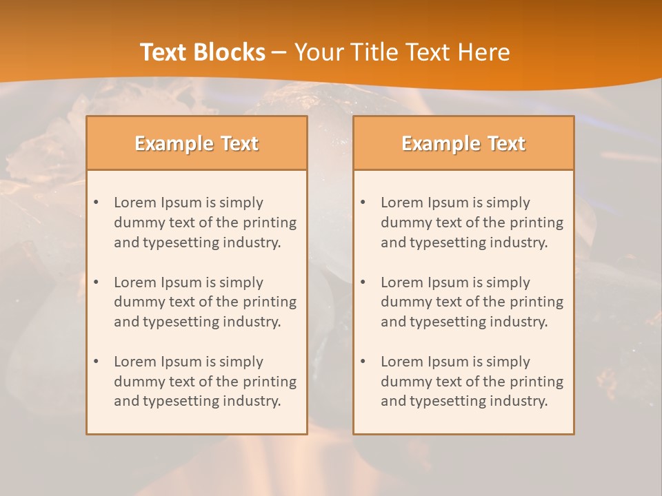 Ice Fire Cold PowerPoint Template