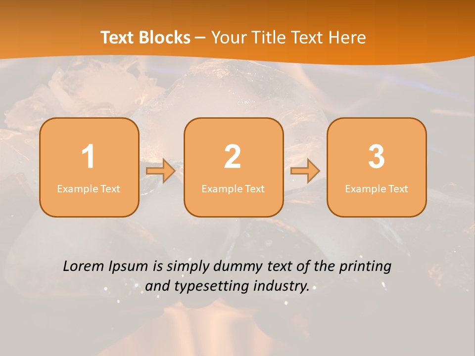 Ice Fire Cold PowerPoint Template