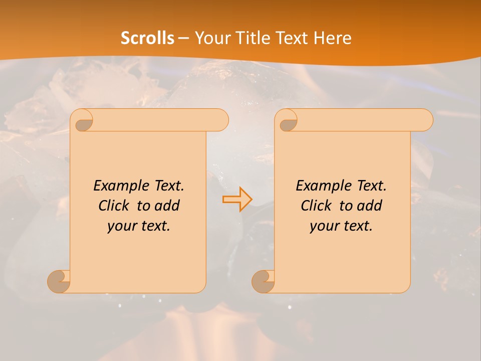 Ice Fire Cold PowerPoint Template