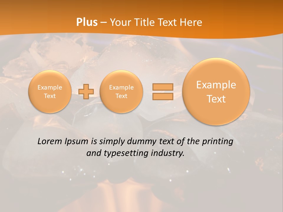 Ice Fire Cold PowerPoint Template