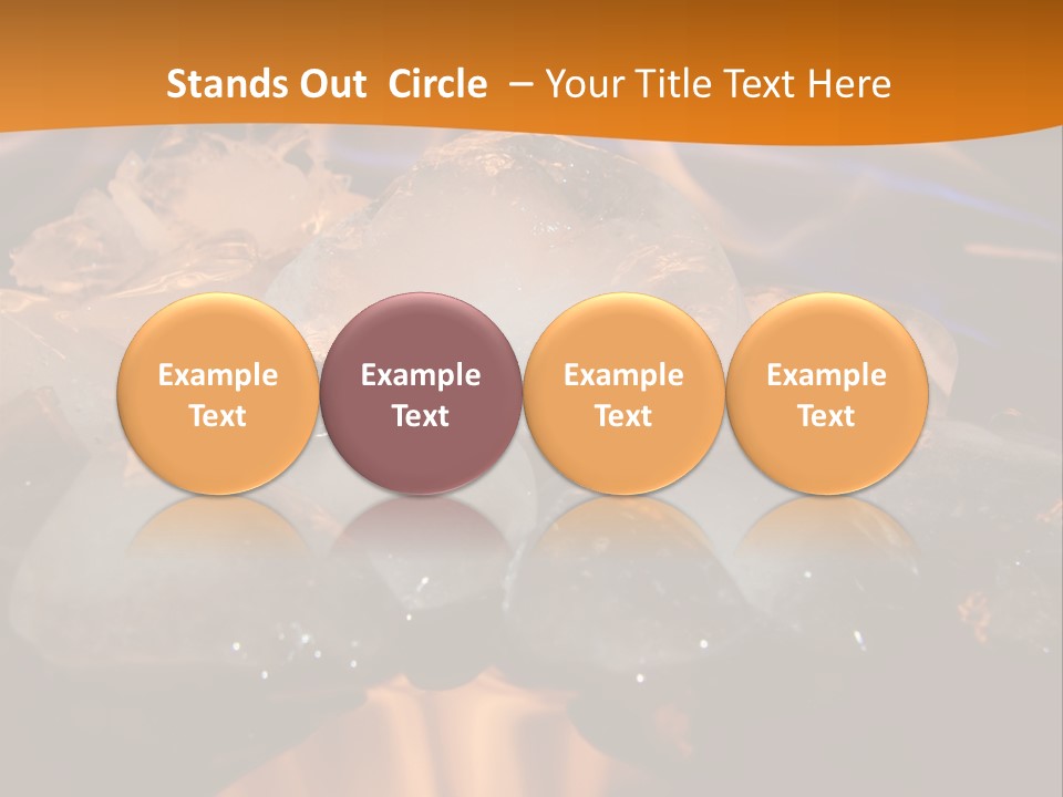 Ice Fire Cold PowerPoint Template