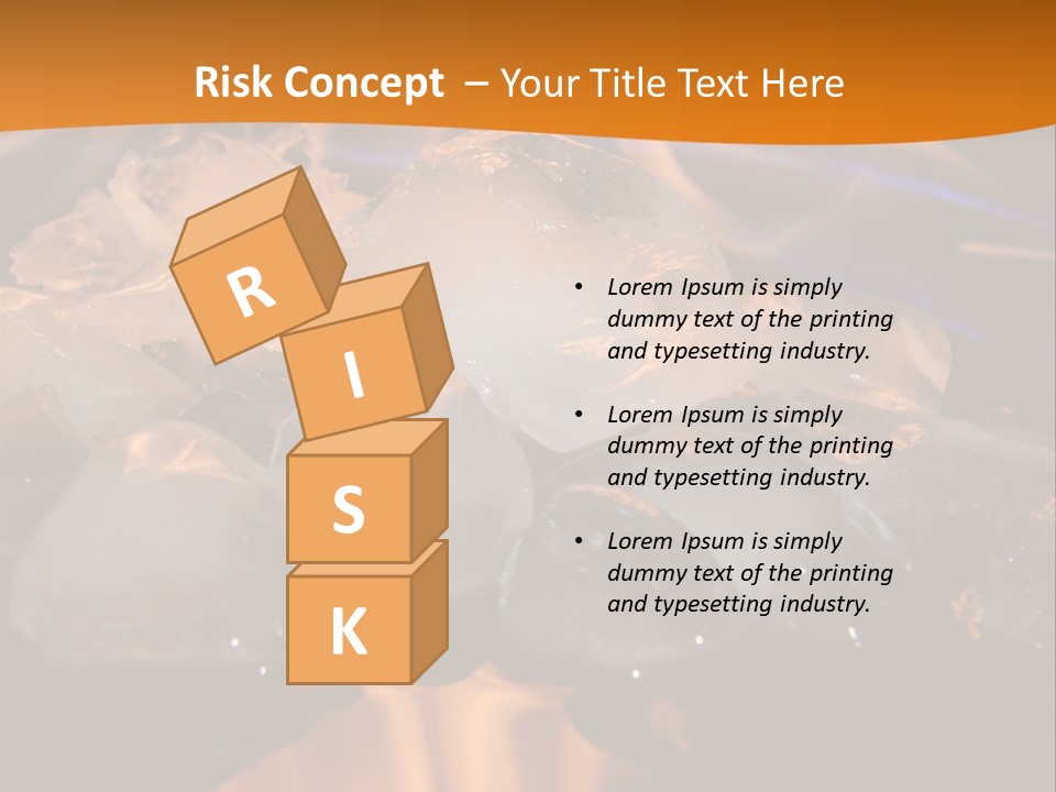 Ice Fire Cold PowerPoint Template
