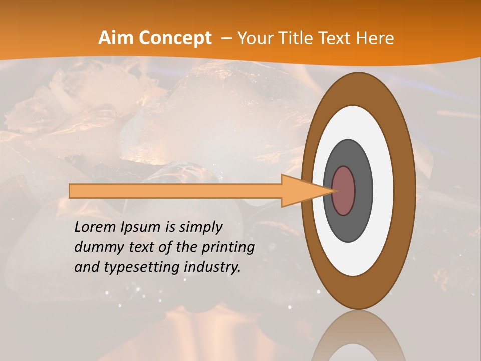 Ice Fire Cold PowerPoint Template