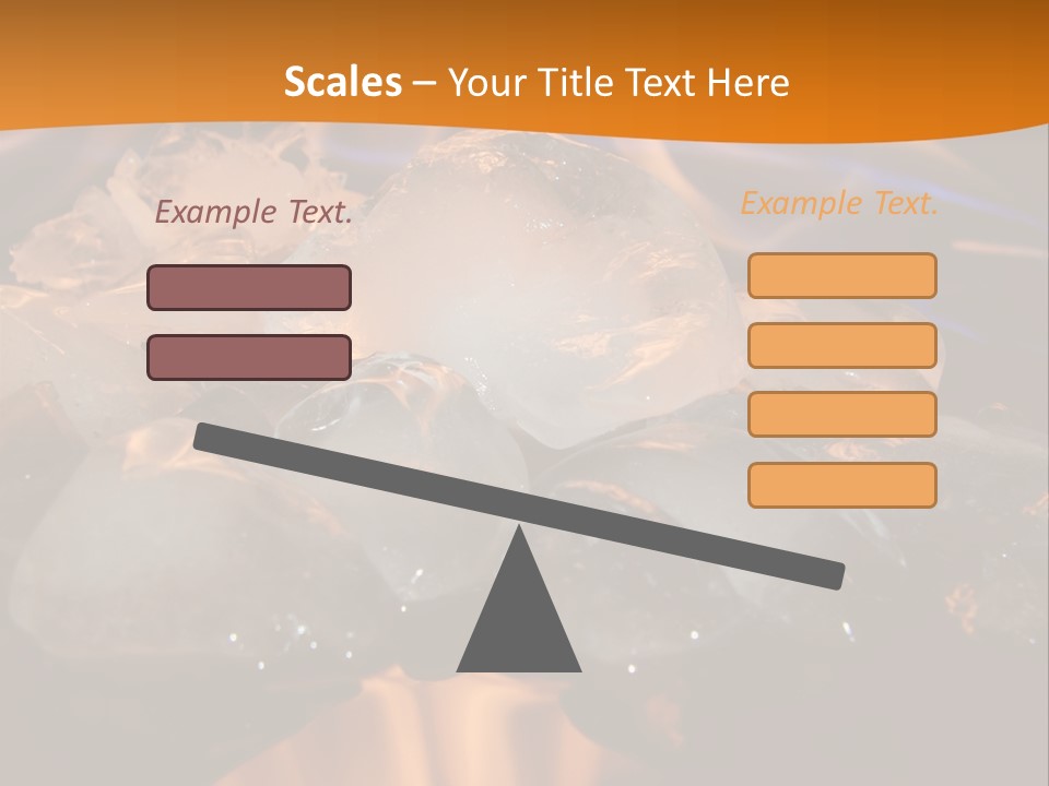 Ice Fire Cold PowerPoint Template