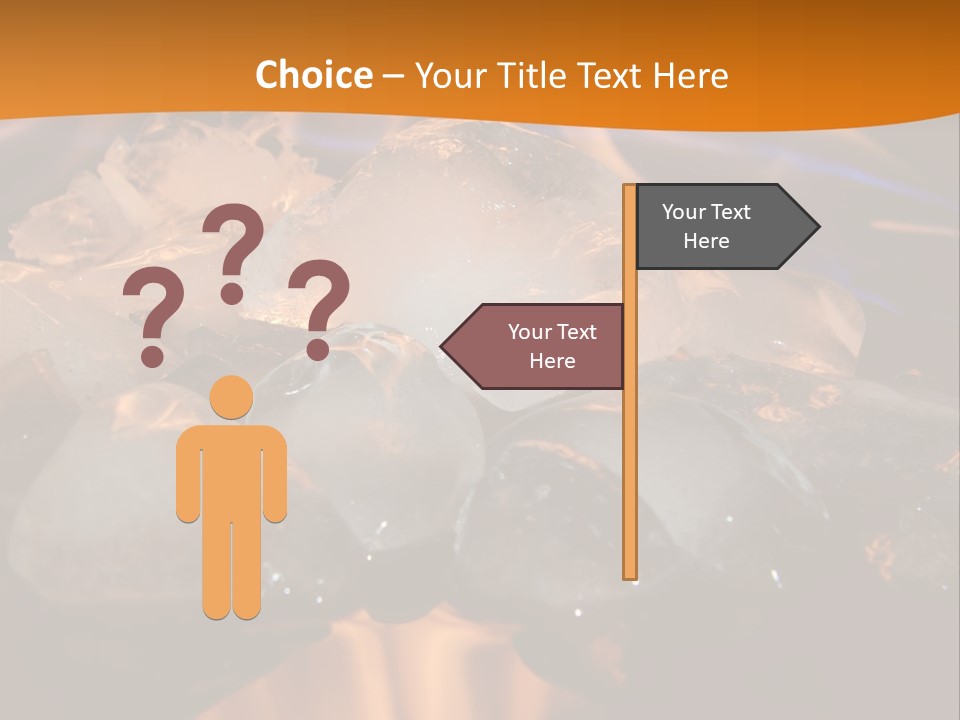 Ice Fire Cold PowerPoint Template