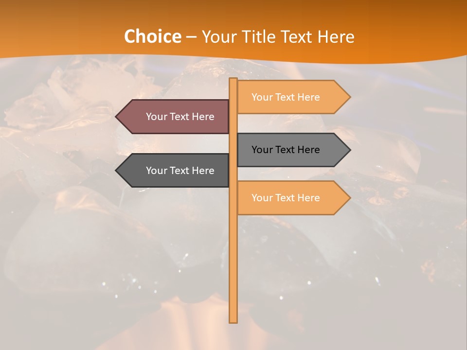 Ice Fire Cold PowerPoint Template