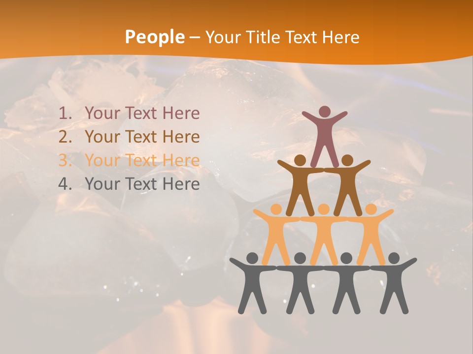 Ice Fire Cold PowerPoint Template