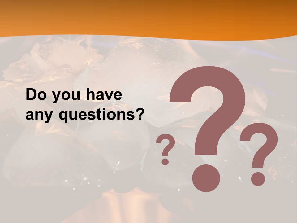 Ice Fire Cold PowerPoint Template