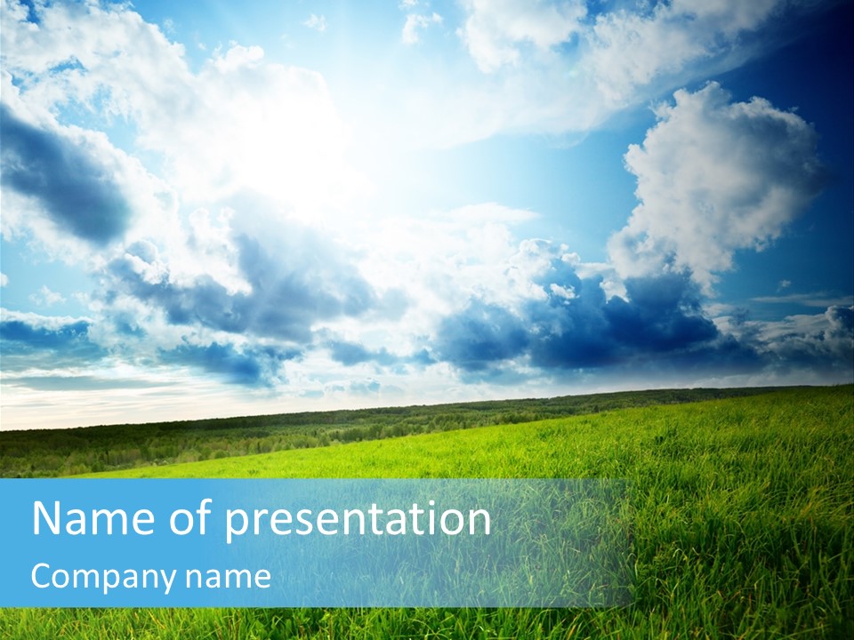 Sky Flora Nature PowerPoint Template