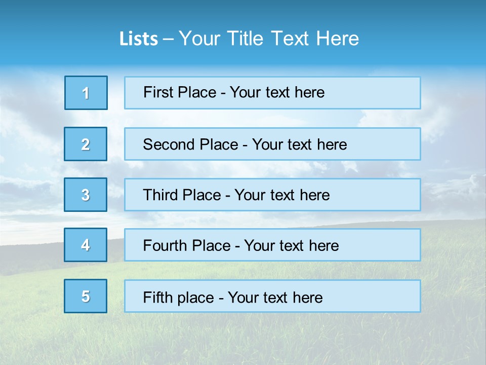Sky Flora Nature PowerPoint Template