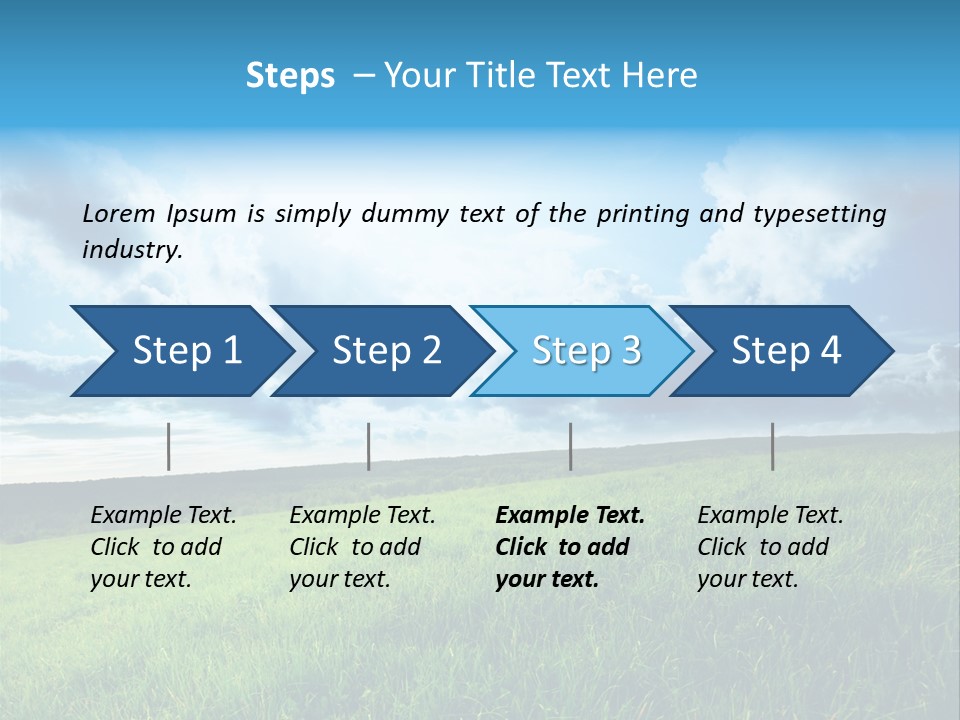 Sky Flora Nature PowerPoint Template