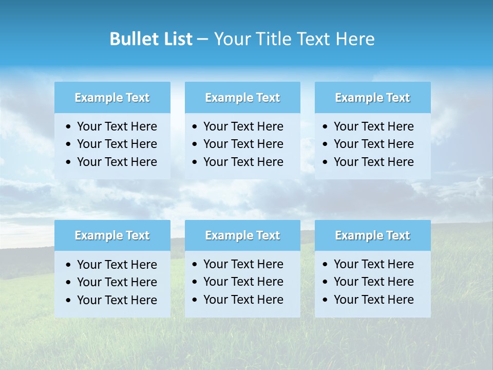 Sky Flora Nature PowerPoint Template