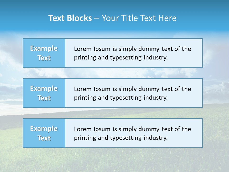 Sky Flora Nature PowerPoint Template