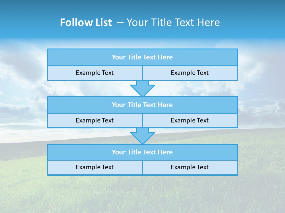 Sky Flora Nature PowerPoint Template