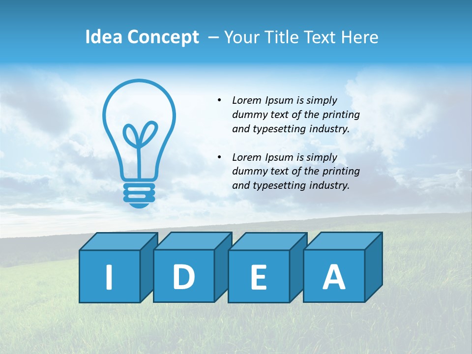 Sky Flora Nature PowerPoint Template