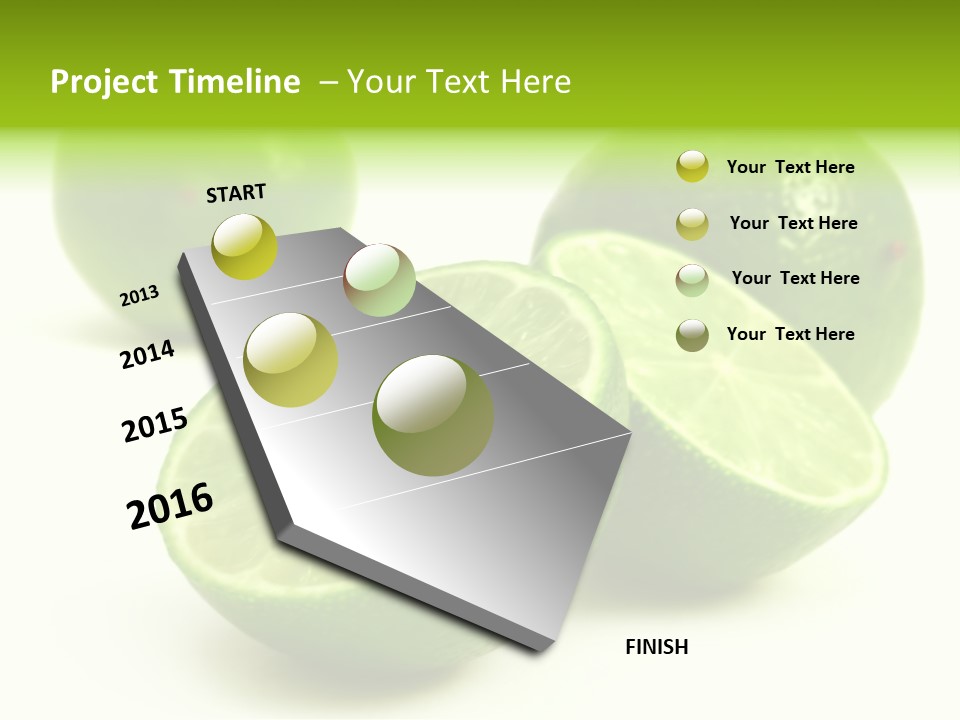 Lemonade Half Juice PowerPoint Template