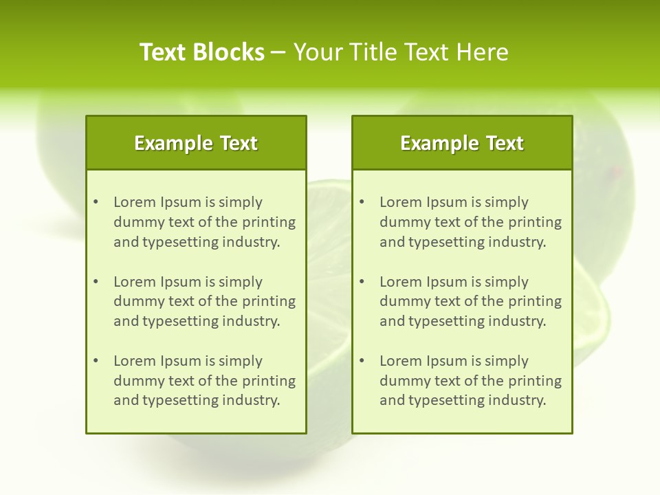 Lemonade Half Juice PowerPoint Template